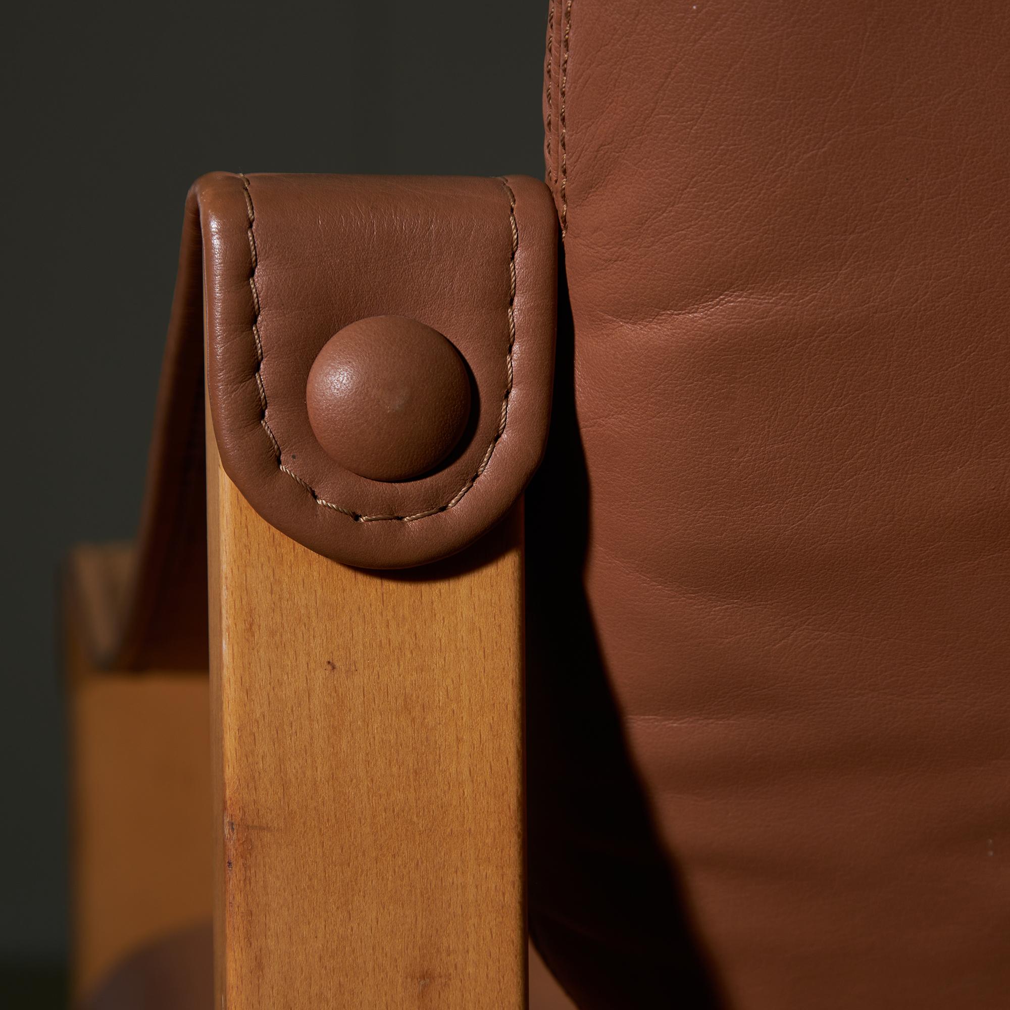Safari Chairs by Maurice Burke for Skippers Mobler, 1960s. 2 pieces In Good Condition In Budapest, HU