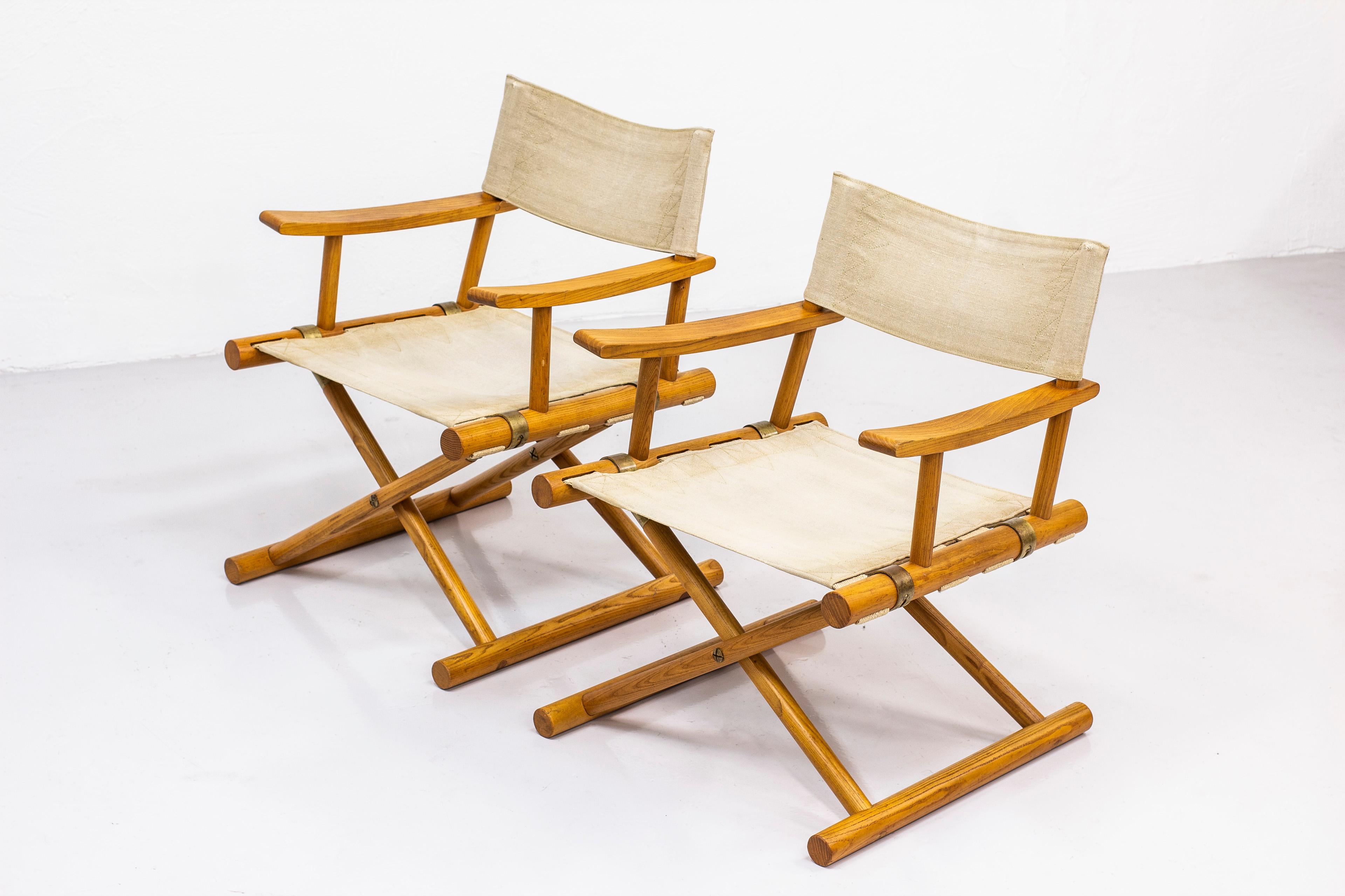 Swedish Safari Chairs by Sune Lindström for Nordiska Kompaniet
