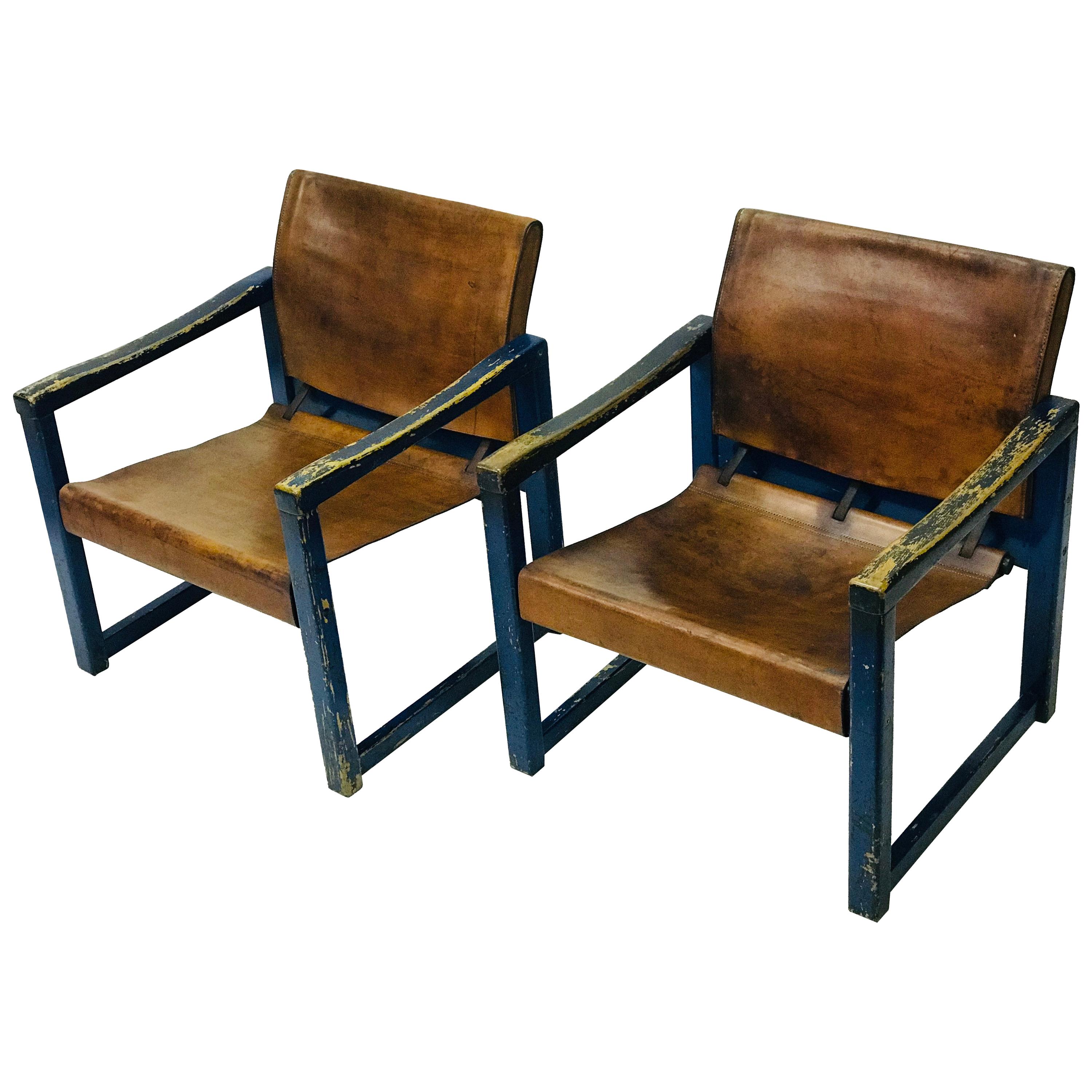 Safari Chairs Karin Mobring, Leather 1970