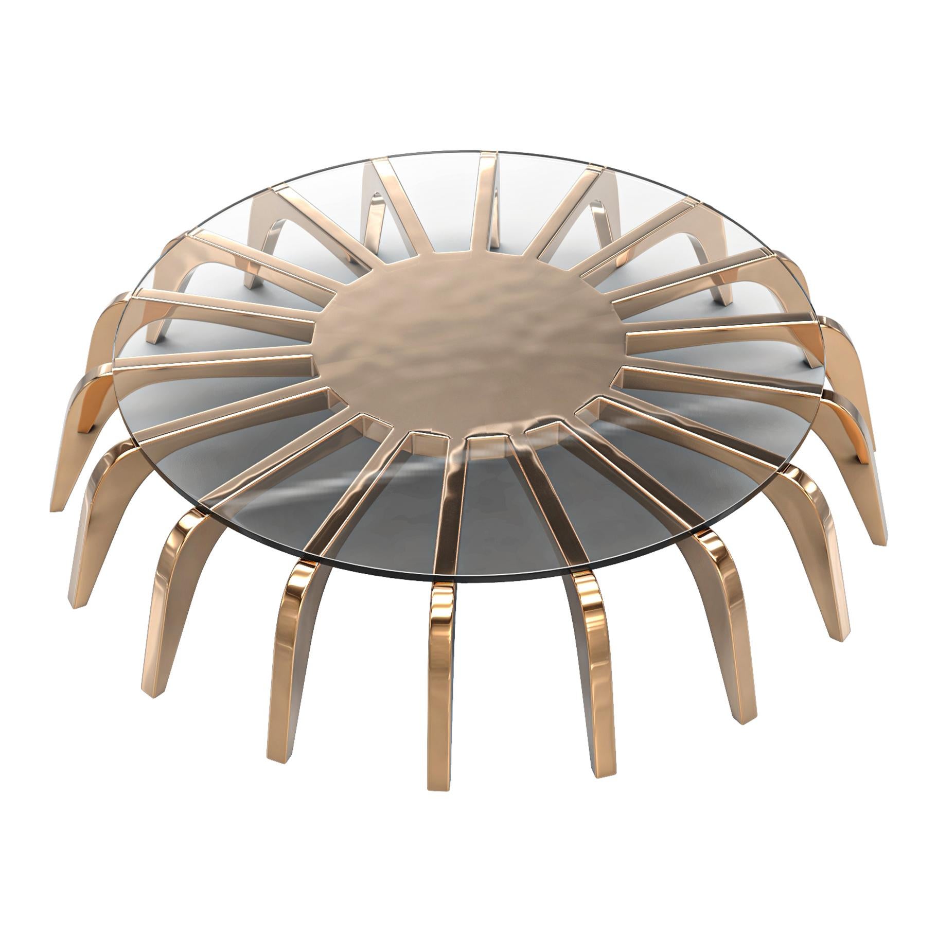 Table basse Safari avec bronze, collection Safari, Istanbul en vente 5