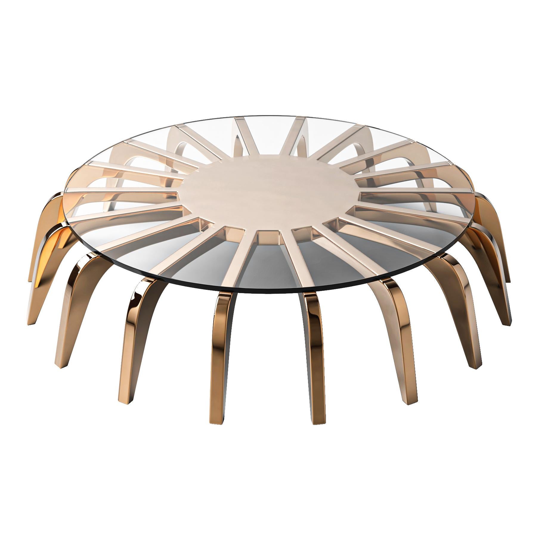 Fait main Table basse Safari avec bronze, collection Safari, Istanbul en vente