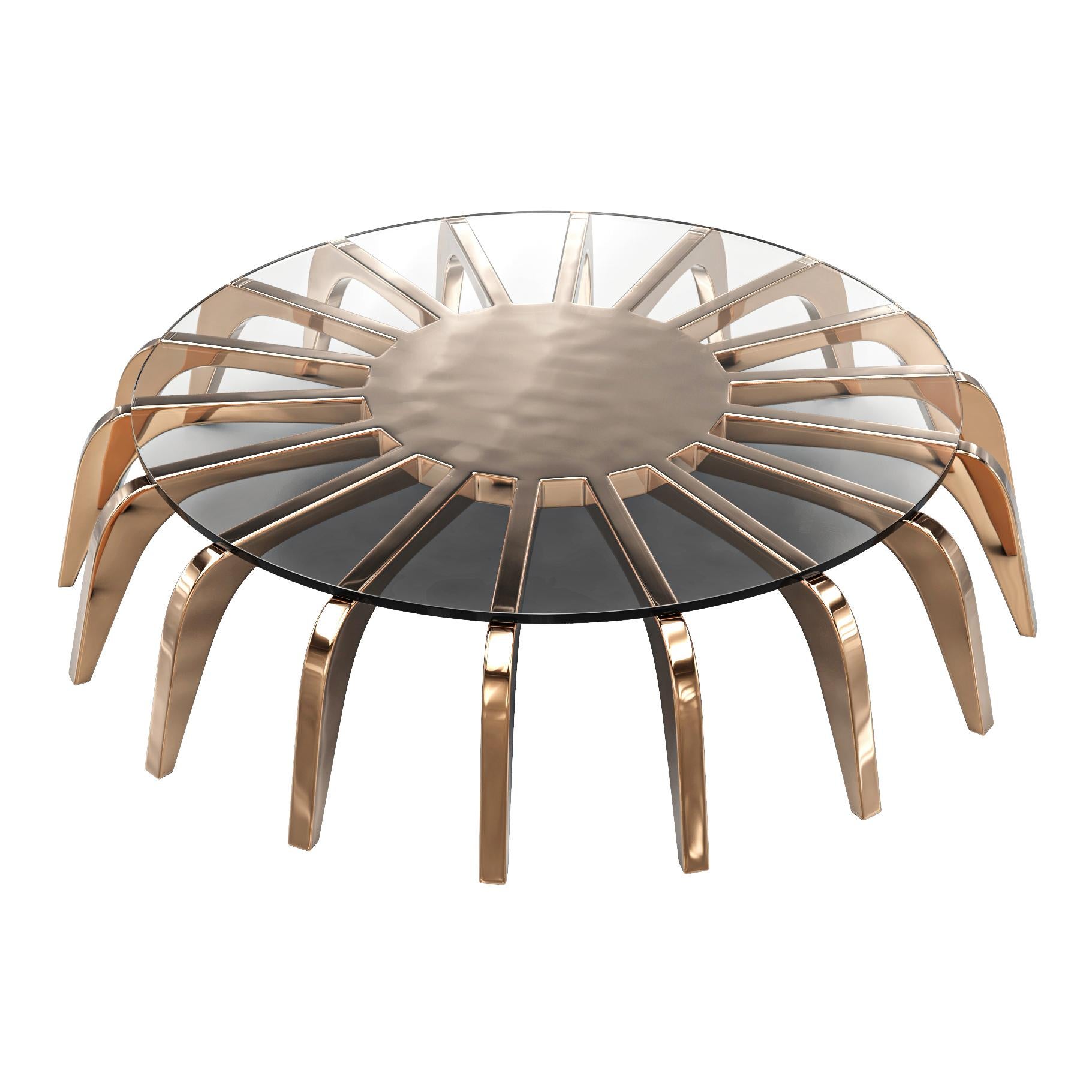 Table basse Safari avec bronze, collection Safari, Istanbul en vente 2