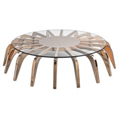 "Safari" Coffee Table with Bronze, From the Safari Collection, Istanbul