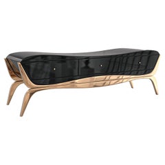 "Safari" Credenza with Bronze and Stainless Steel, Handmade, Istanbul