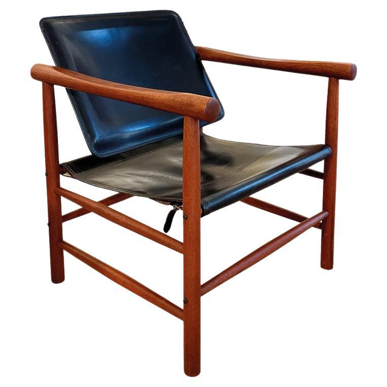 Safari launge chair by Kai Lyngfeldt Larsen, design 1965 For Sale