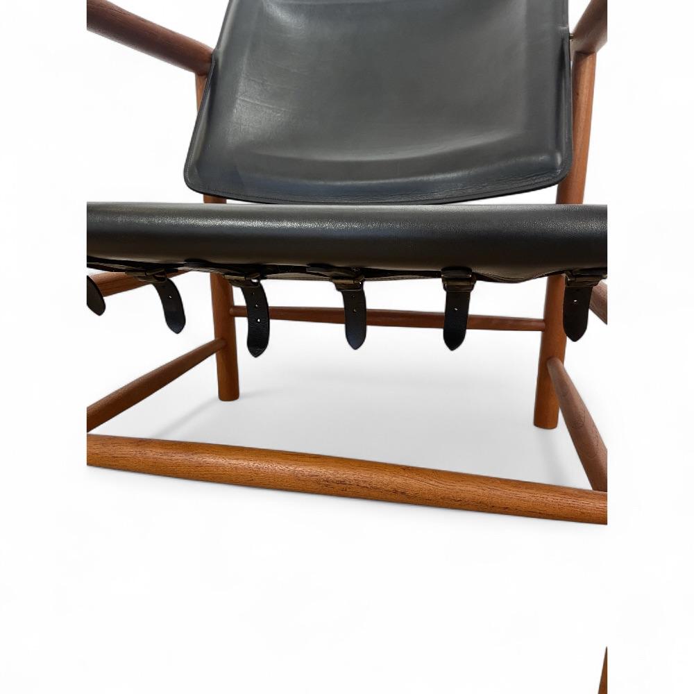 Cuir Chaise longue Safari de Kai Lyngfeldt Larsen modèle n° 506 en vente