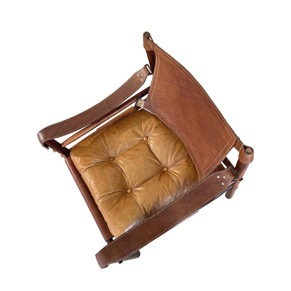 Swedish Safari lounge chair “Sirocco” by Arne Norell