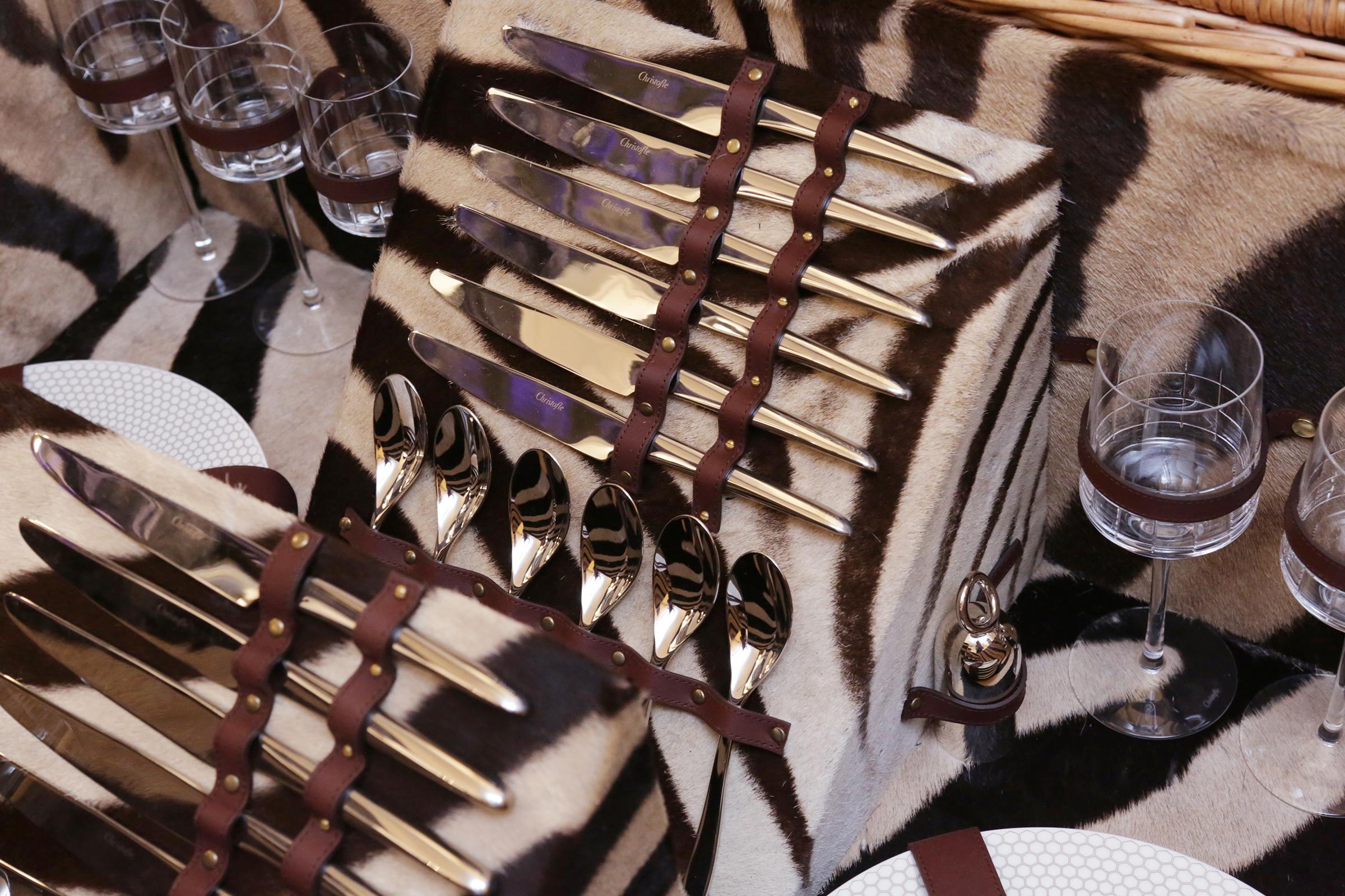 Contemporary Safari Picnic Trunk