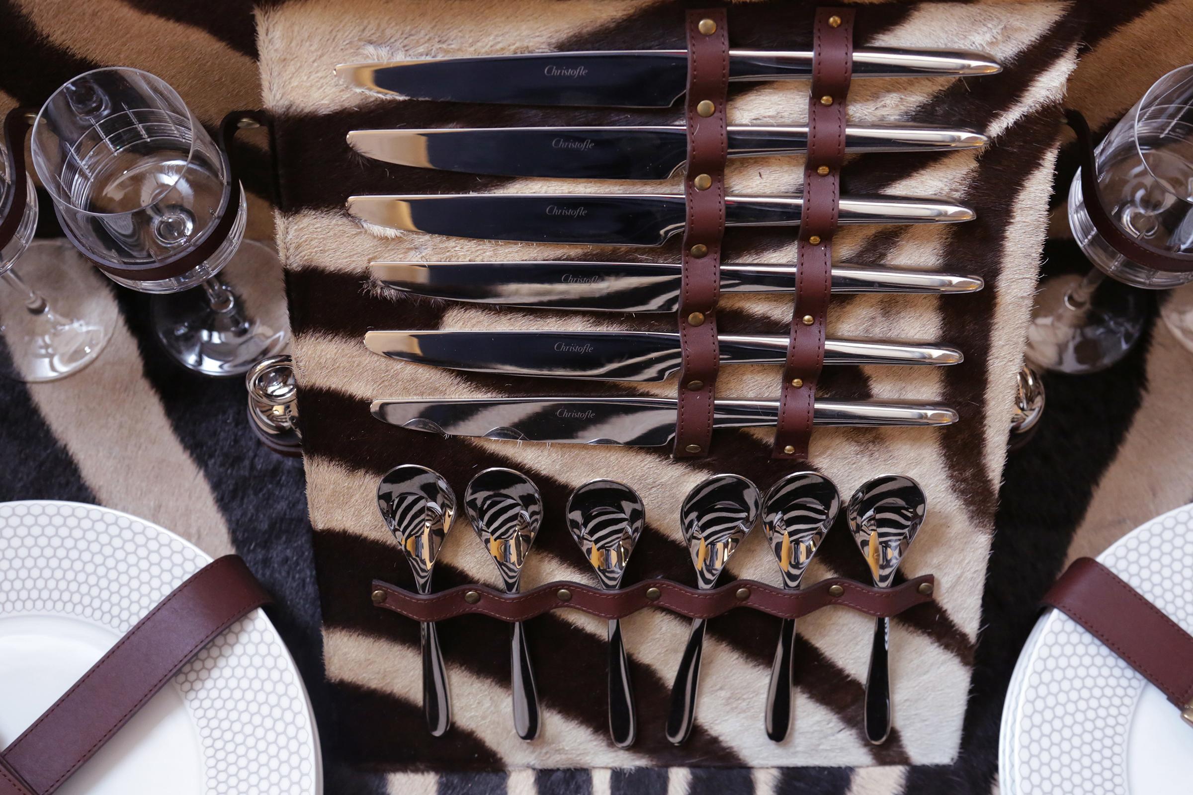 Animal Skin Safari Picnic Trunk