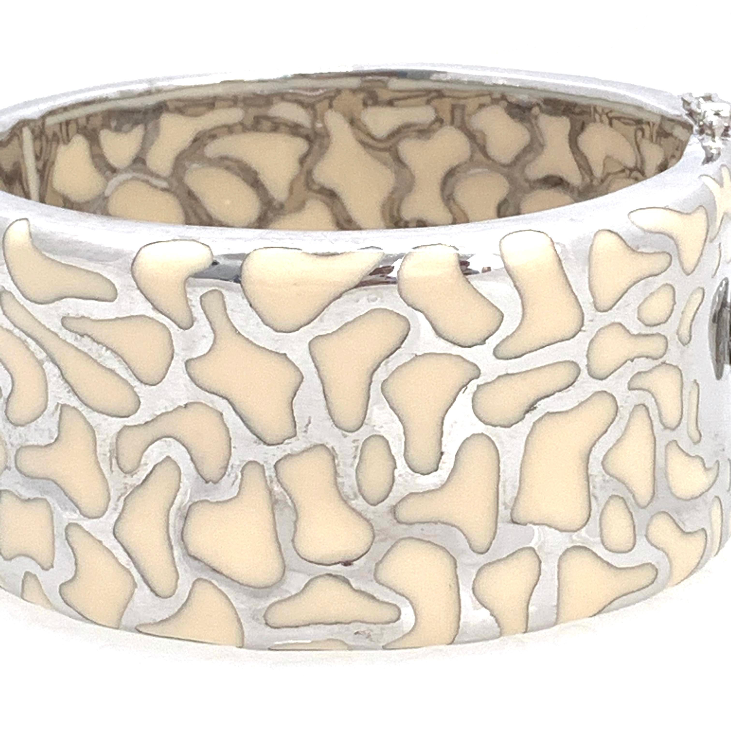 silver wide cuff bracelet