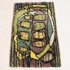 “Safari” Rya Rug by Ingegerd Hylten-Cavallius for NIAB, Sweden, 1962