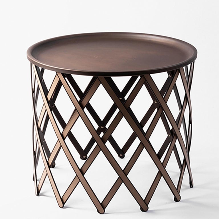 Safari Small Round Table For Sale at 1stDibs