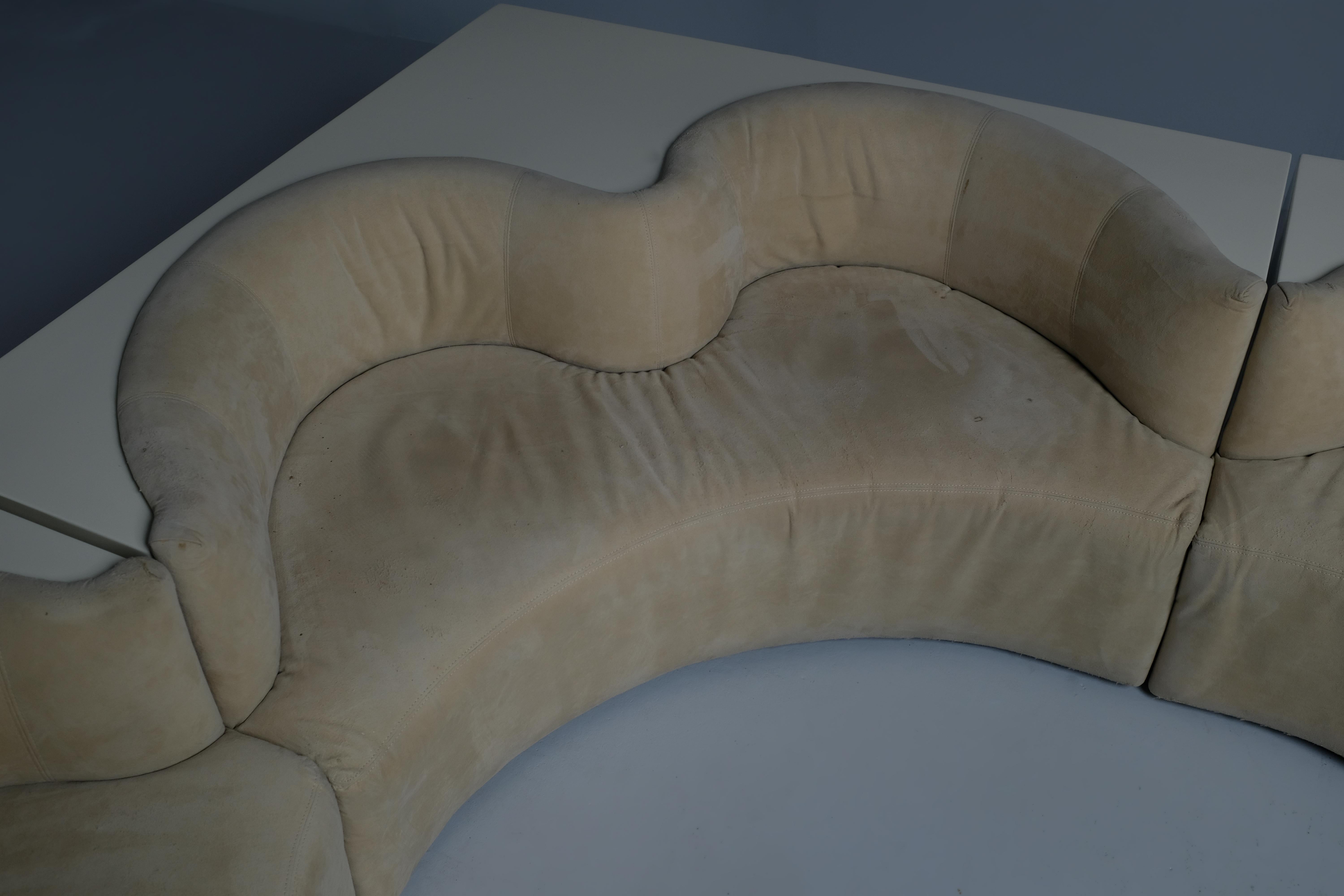 Leather Safari Sofa by Archizoom Associati. Ed. Poltronova