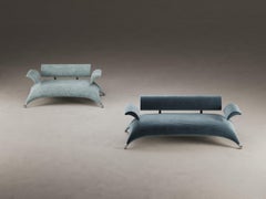 Handgefertigtes skulpturales Safari-Sofa in außergewöhnlichem Design