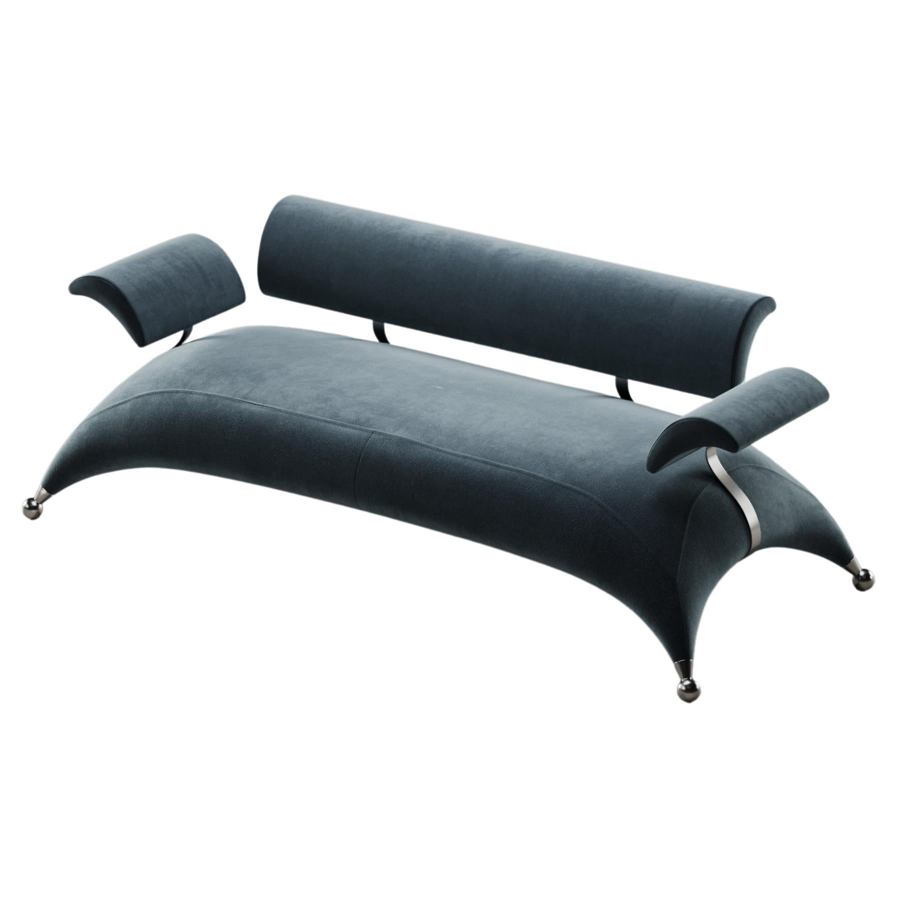 Handmade Exceptional Design Sculptural Safari sofa For Sale