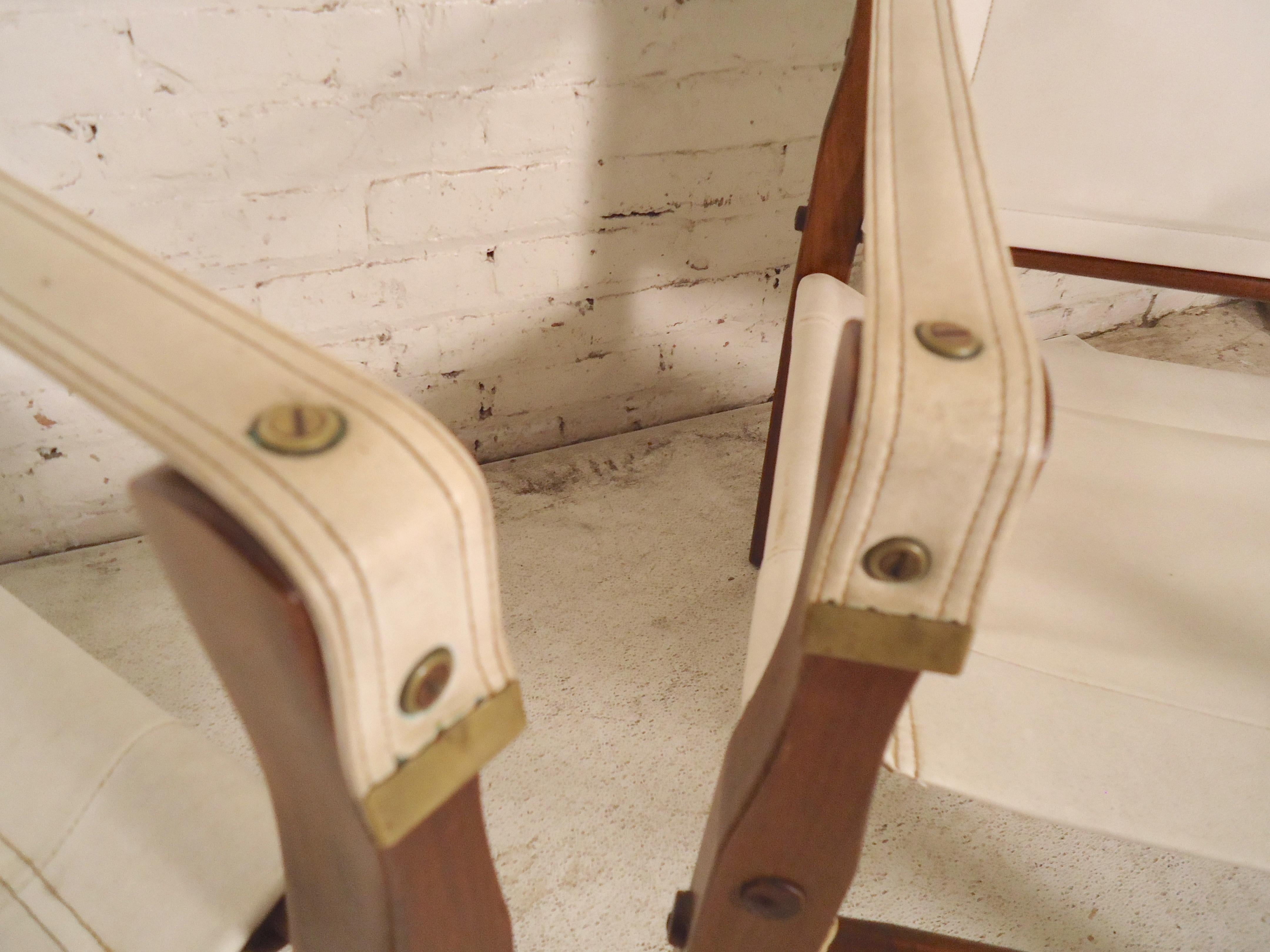 Mid-Century Modern Safari Style Midcentury Chairs
