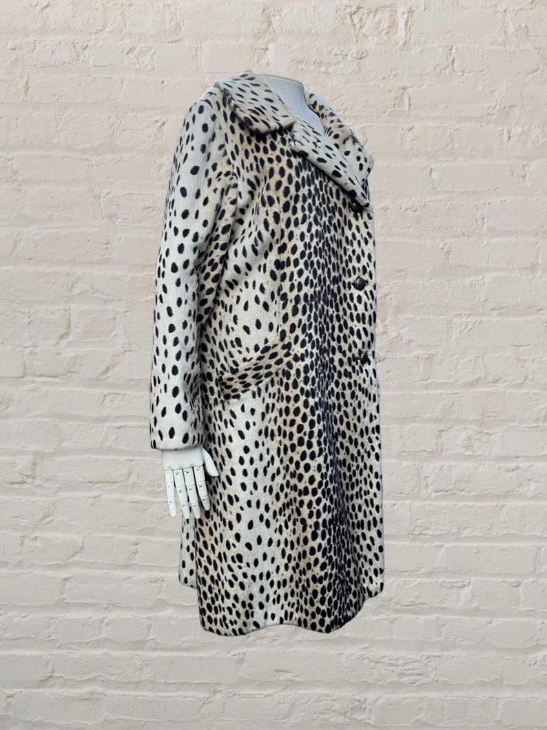 Gray Safari Styled by Fairmoor Cheetah Print Coat , Circa 1960s