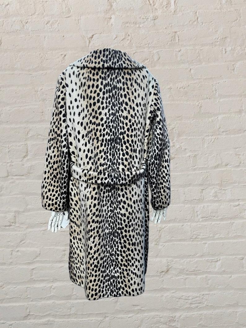 Safari Styled by Fairmoor Cheetah Print Coat , Circa 1960s 1