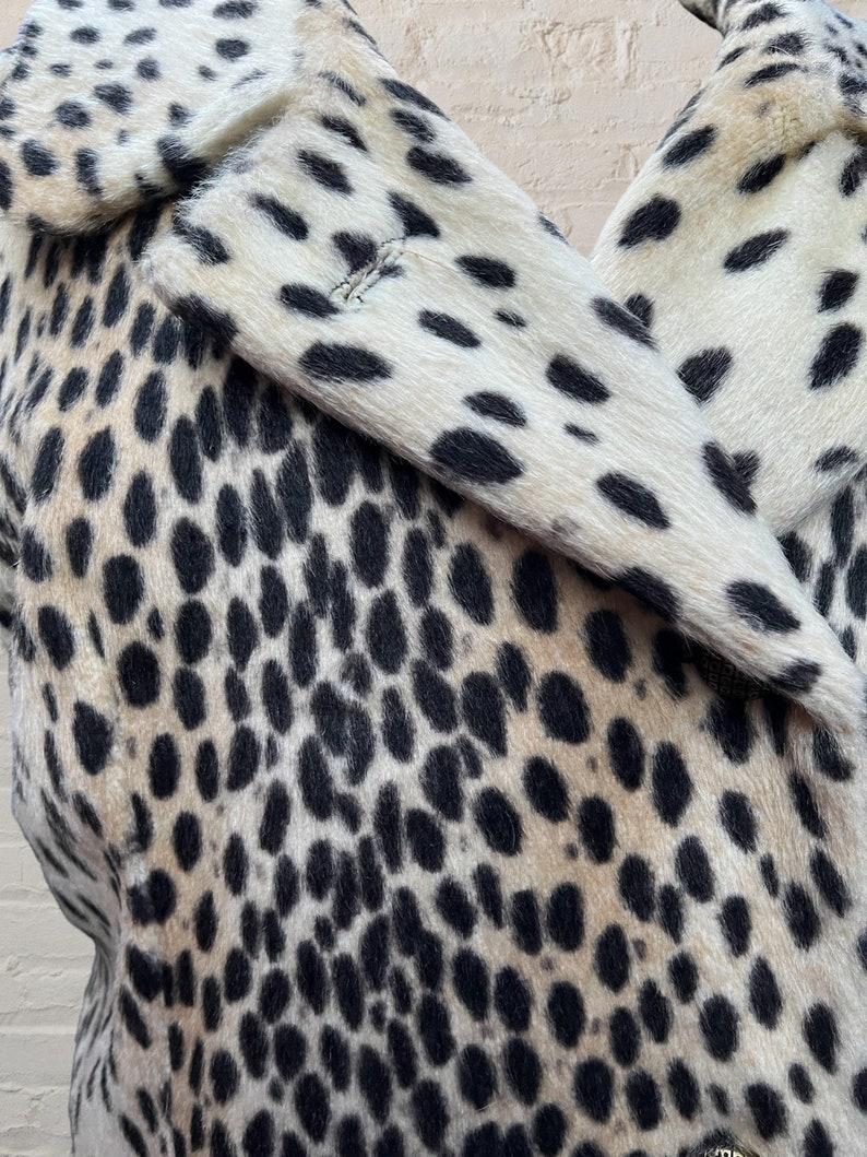 Safari Styled by Fairmoor Cheetah Print Coat , Circa 1960s 3