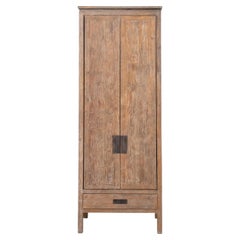 Armoire moderne en chêne cérusé Safavieh