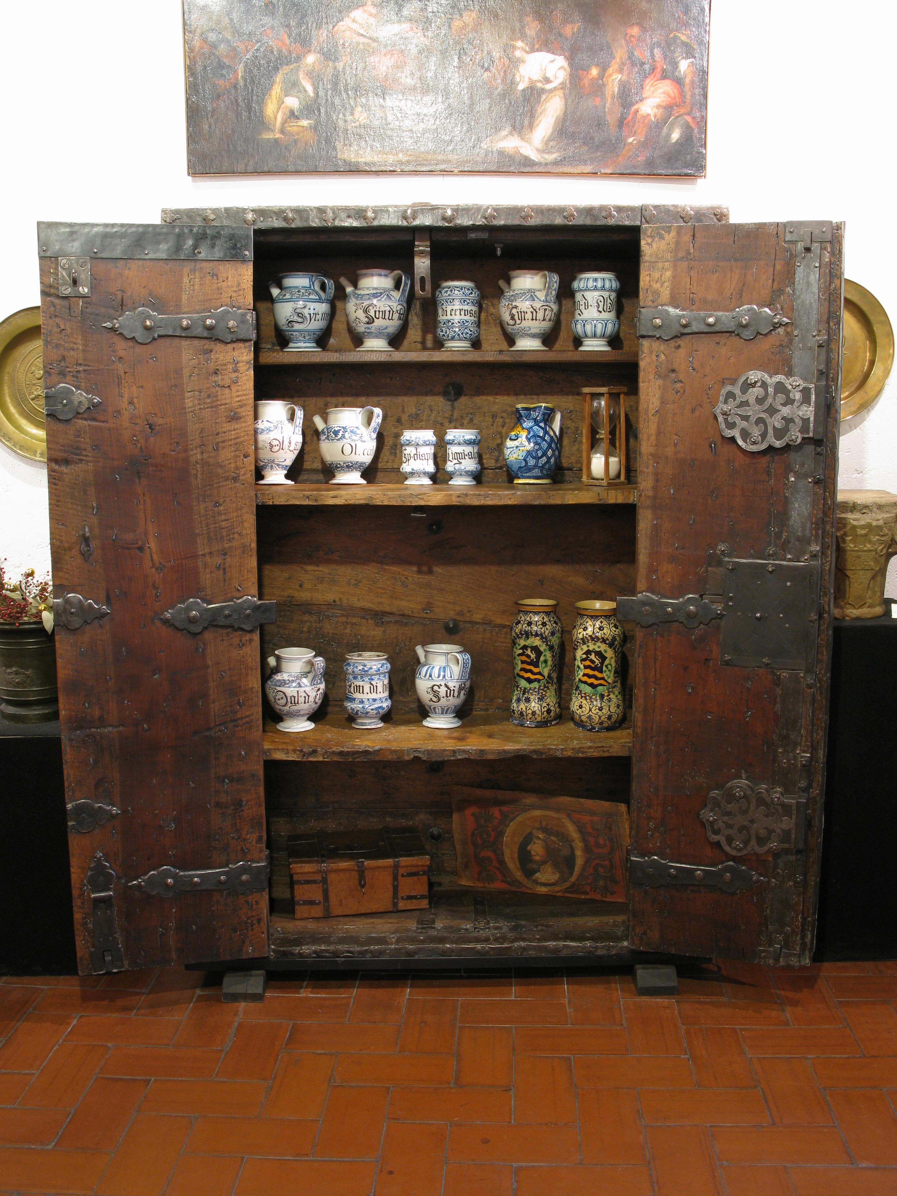 Antique Safe, Northern Italy, 17th Century For Sale 8