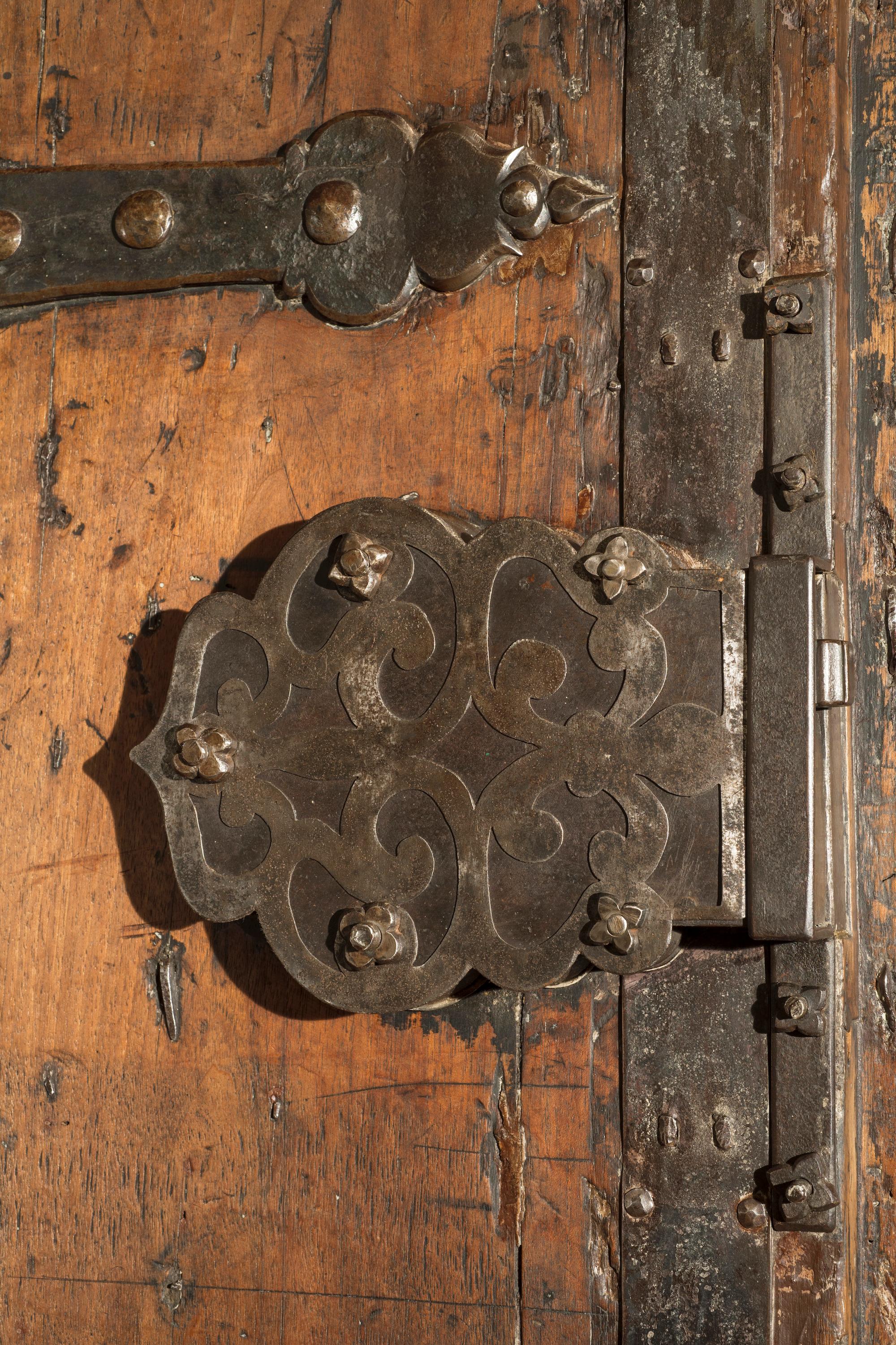 Iron Antique Safe, Northern Italy, 17th Century For Sale