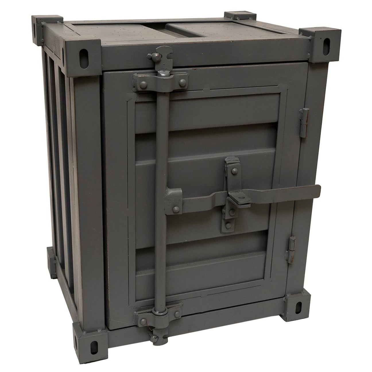 Table d'appoint Safe Métal Peint Gris 22" de haut