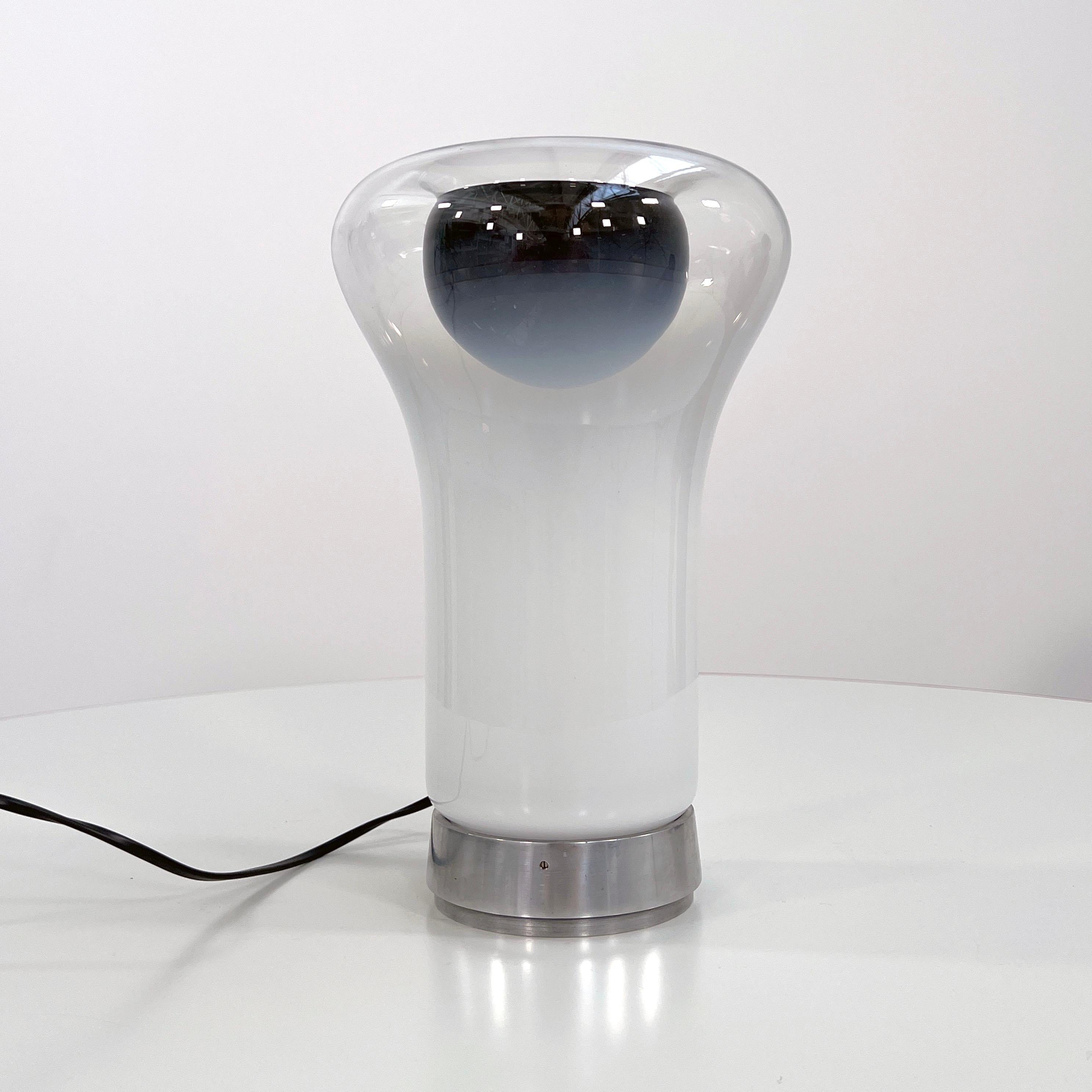 Mid-Century Modern Saffo Table Lamp by Angelo Mangiarotti for Artemide, 1970s