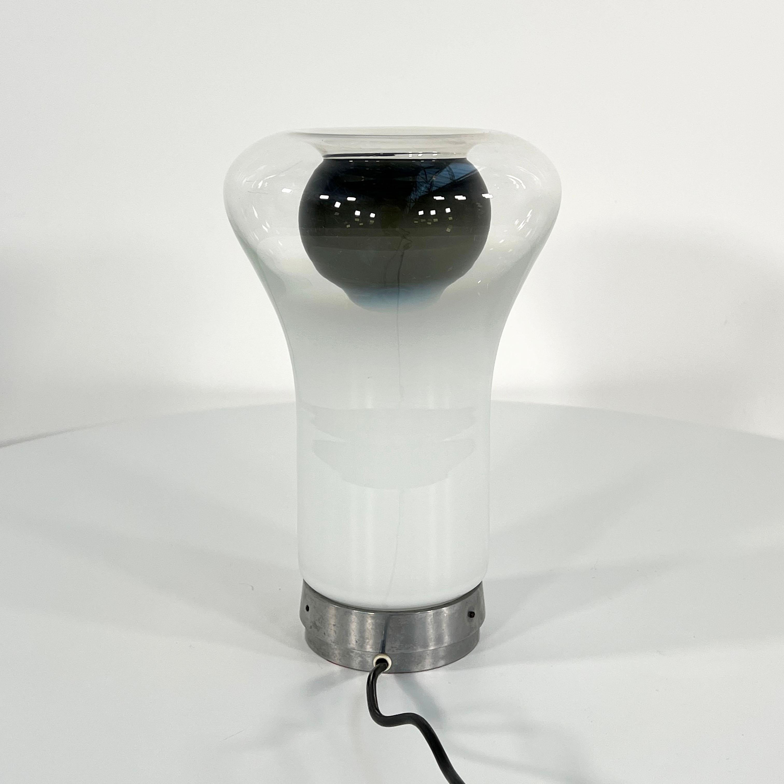 Metal Saffo Table Lamp by Angelo Mangiarotti for Artemide, 1970s For Sale