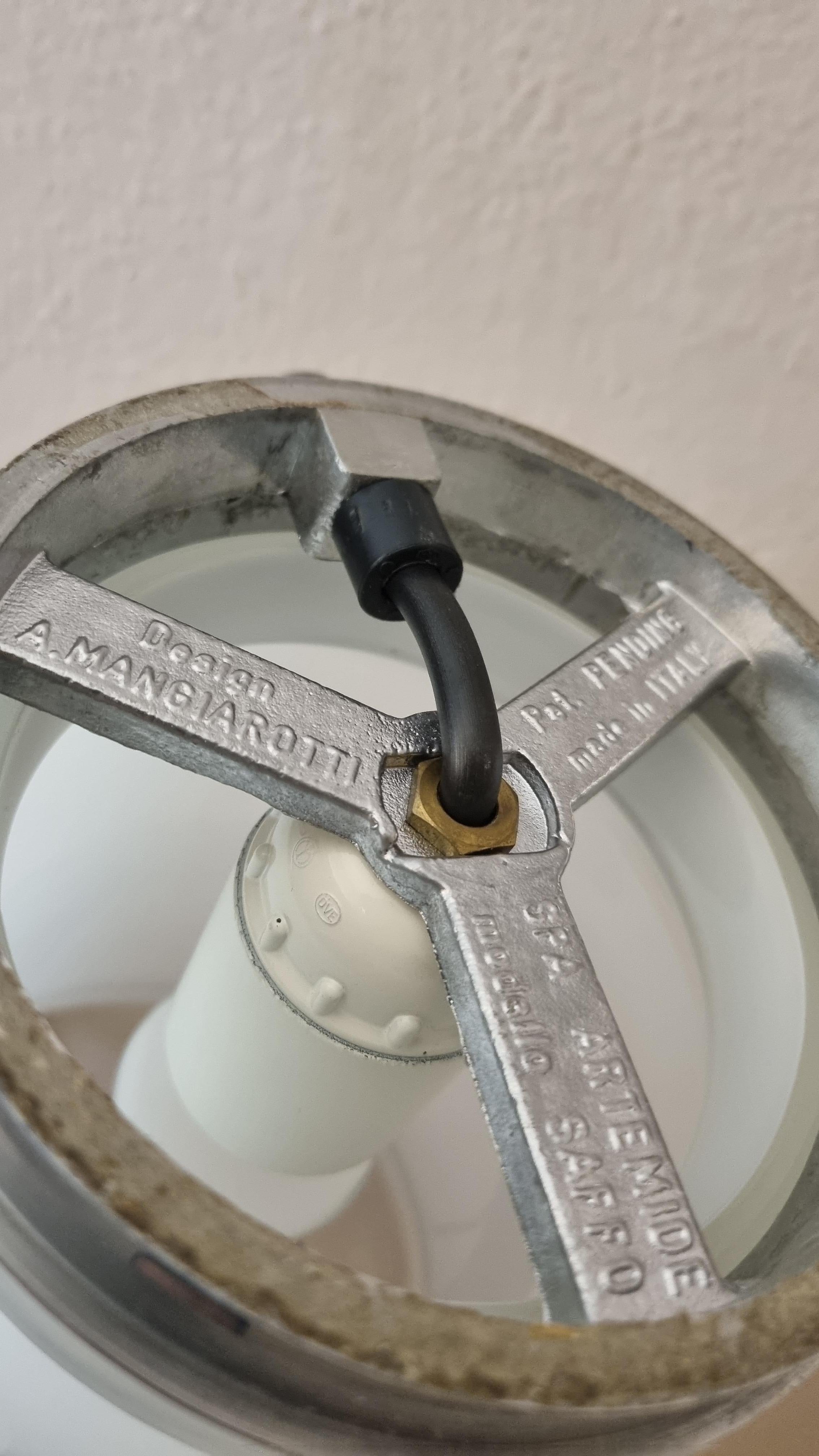Lampe à poser Saffo conçue par Angelo Mangiarotti pour Artemide, 1967 en vente 1