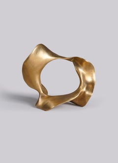 Safranserviettenringe aus Messing, Viya von Vikram Goyal