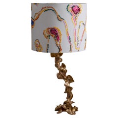 Saffron Table Lamp Small in Brass, Viya by Vikram Goyal
