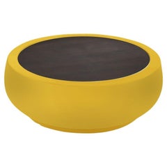 Tavolino Chubby giallo zafferano di Marcel Wanders
