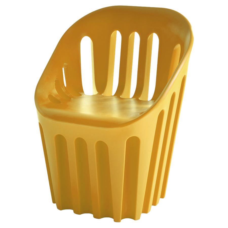 Saffron Yellow Coliseum Chair by Alvaro Uribe For Sale