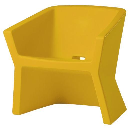 Saffron Yellow Exofa Armchair by Jorge Najera For Sale