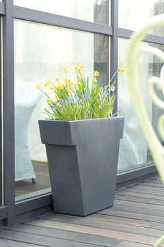 Saffron Yellow Il Vaso Large Pot by Giò Colonna Romano