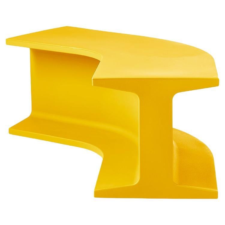 Saffron Yellow Iron Modular Bench by Sebastian Bergne For Sale