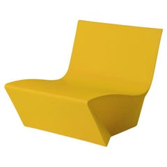 Saffron Yellow Kami Ichi Low Chair by Marc Sadler
