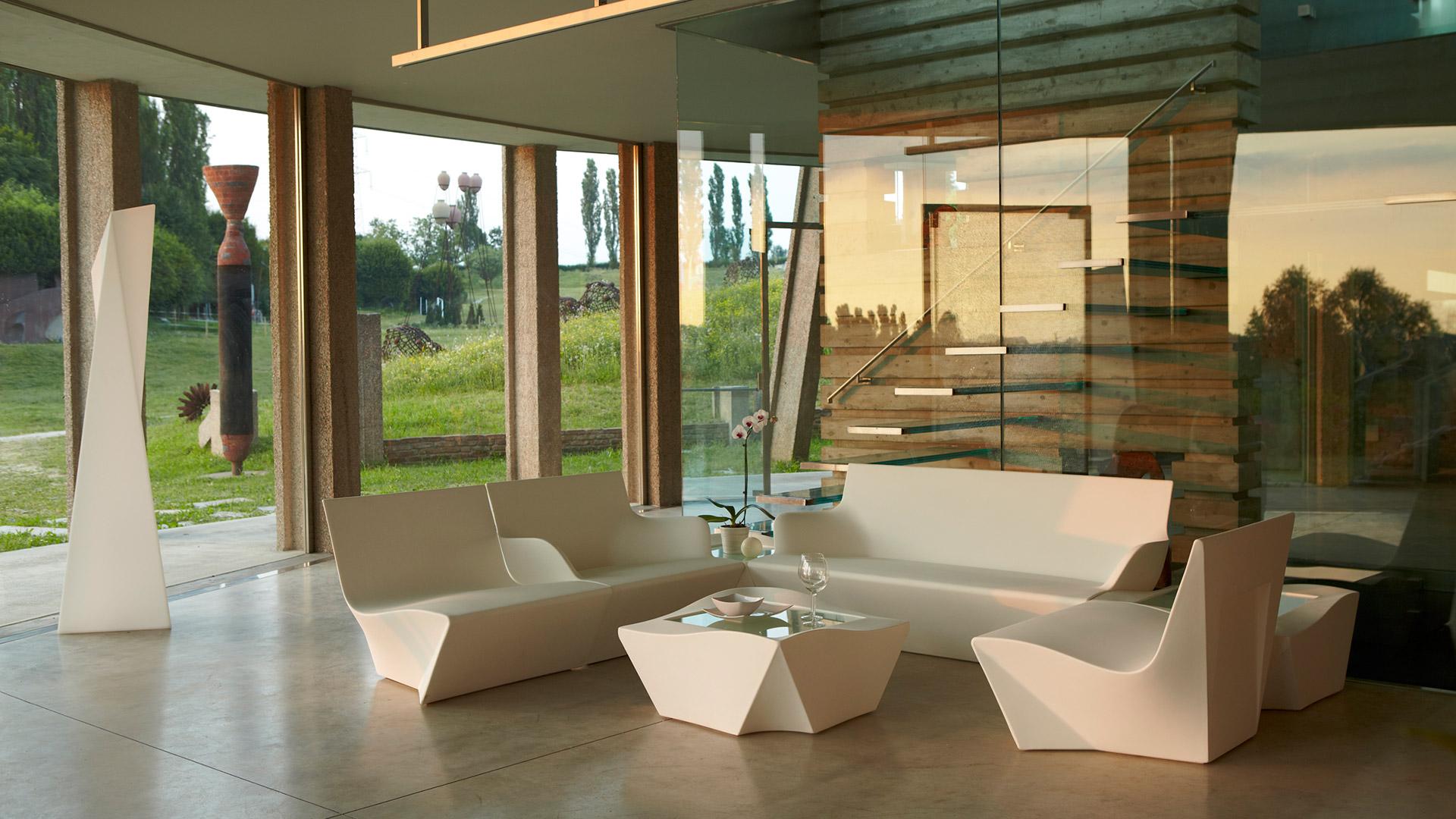 Italian Saffron Yellow Kami Ni Coffee Table by Marc Sadler For Sale