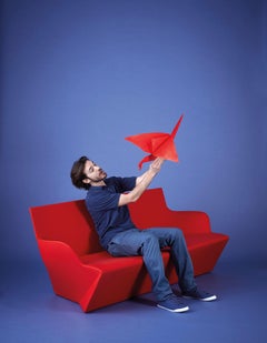 Saffron Yellow Kami Yon Sofa by Marc Sadler