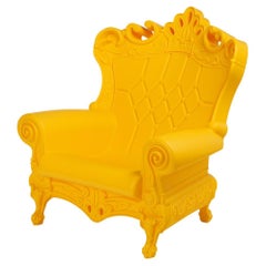 Poltrona per bambini Little Queen Of Love giallo zafferano di Moro, Pigatti