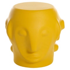 Saffron Yellow Threebù Stool by Marcantonio