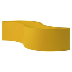 Saffron Yellow Wave Pot by Giò Colonna Romano