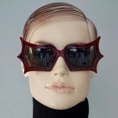 SAFILO Tribute to "PEGGY GUGGENHEIM" Limited Edition Surreal Red Sunglasses