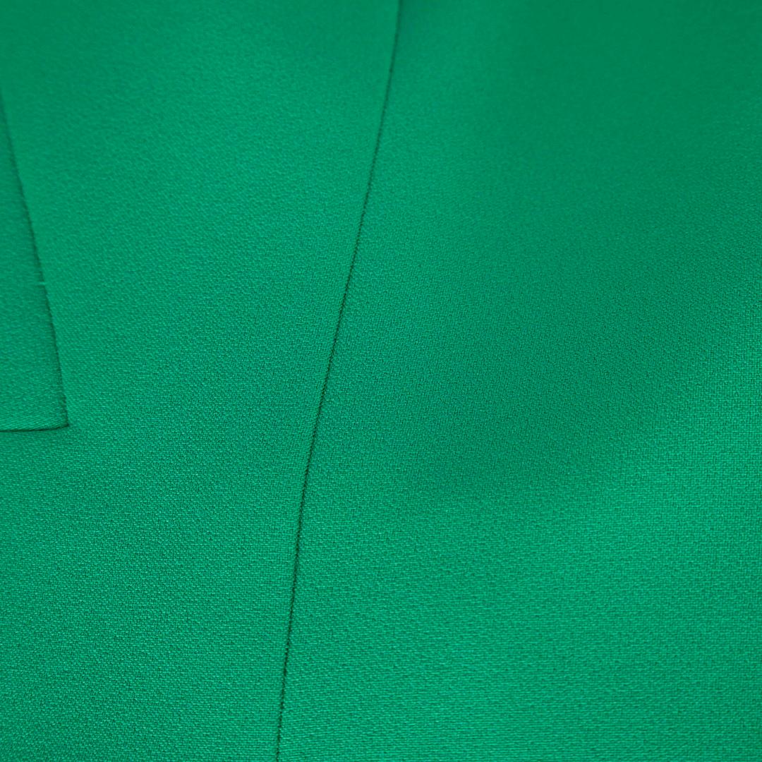 Women's Safiyaa Green Sleeveless Midi Pencil Dress Size M For Sale