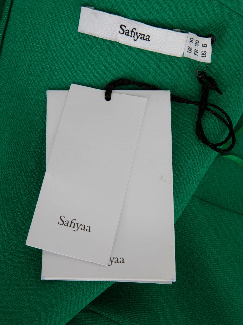 Safiyaa Green Sleeveless Midi Pencil Dress Size M For Sale 1