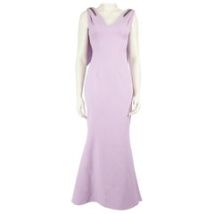 Safiyaa Purple Embellished Sleeveless Maxi Dress Size M