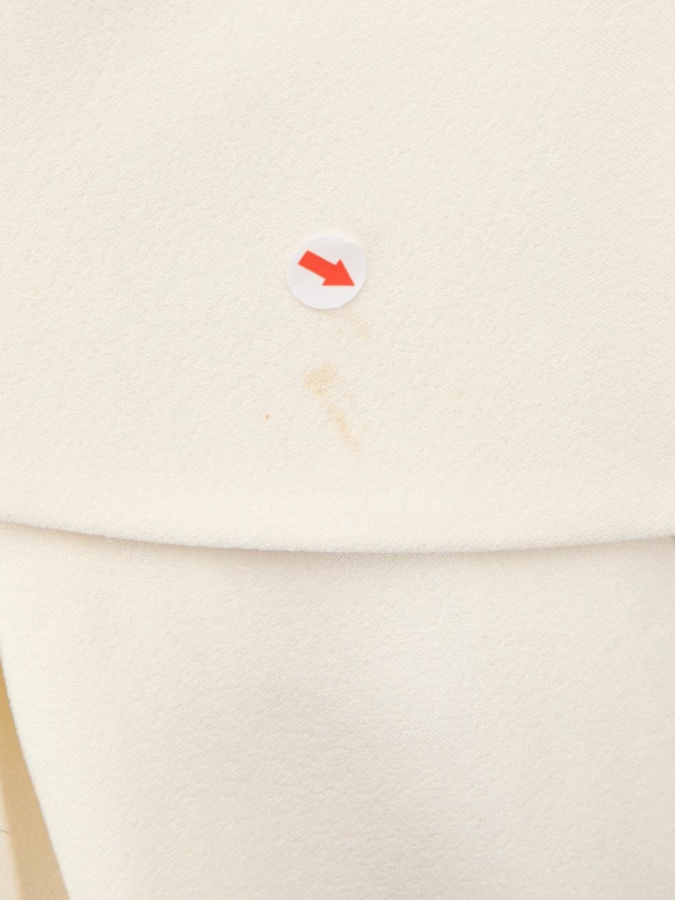 Safiyaa White Embroidered Detail Midi Dress Size XXXL For Sale 2