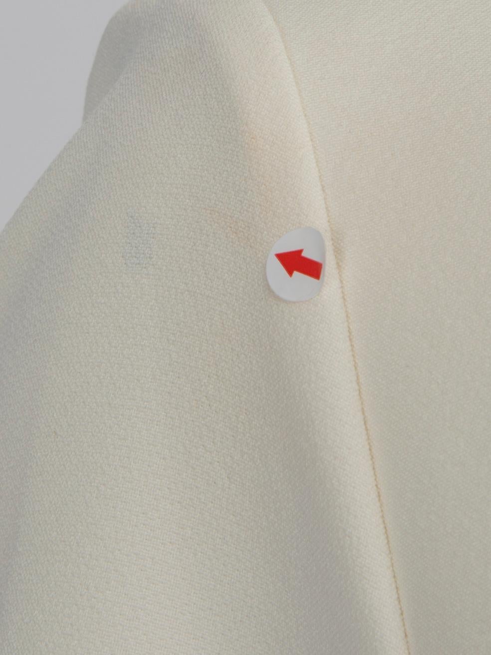 Safiyaa White Embroidered Detail Midi Dress Size XXXL For Sale 3