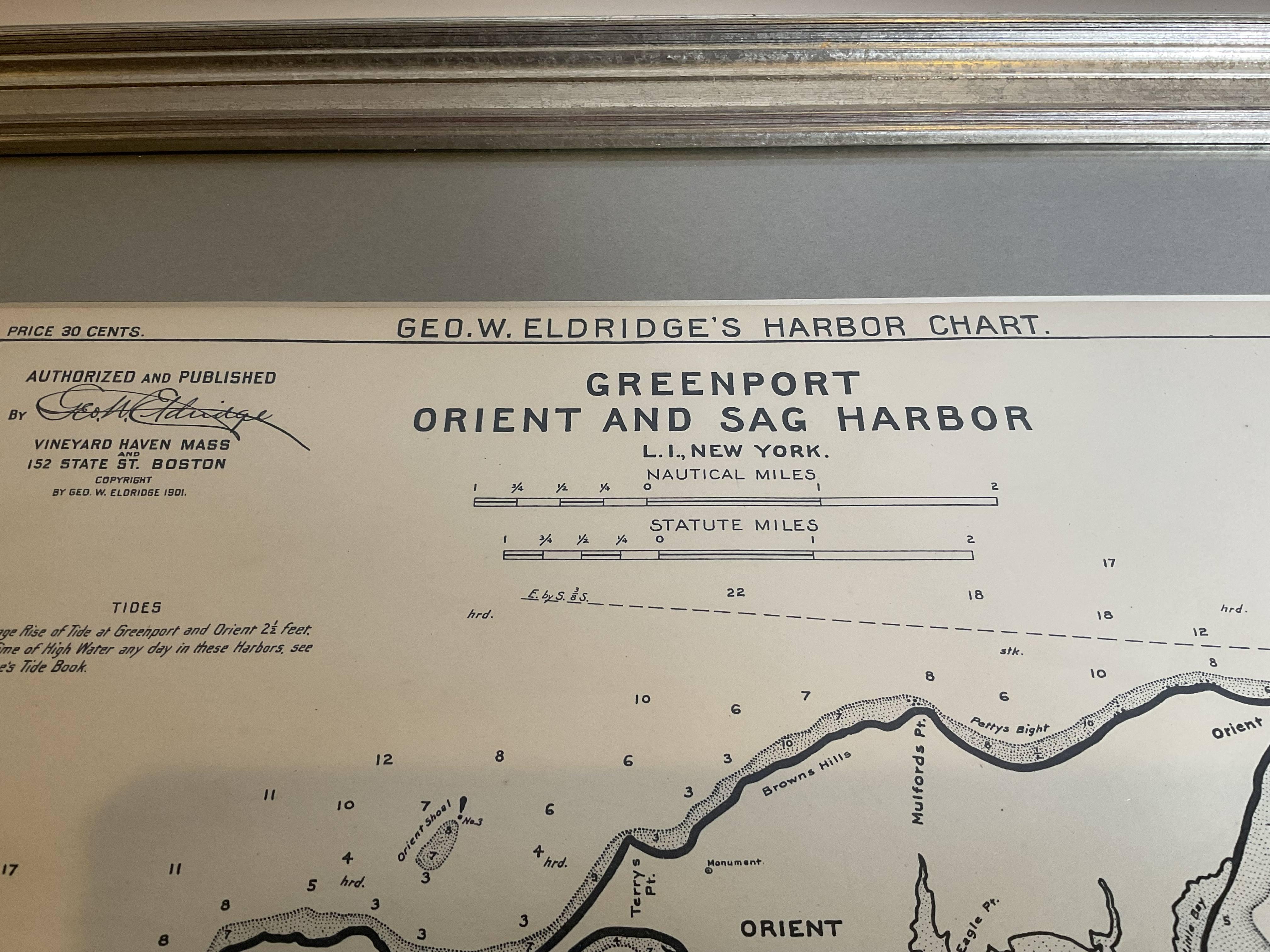 Sag Harbor Nautical Chart For Sale 1